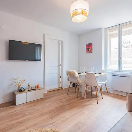 アパート Majorelle - Paisible 2 Chambres - Centre Gare ランス